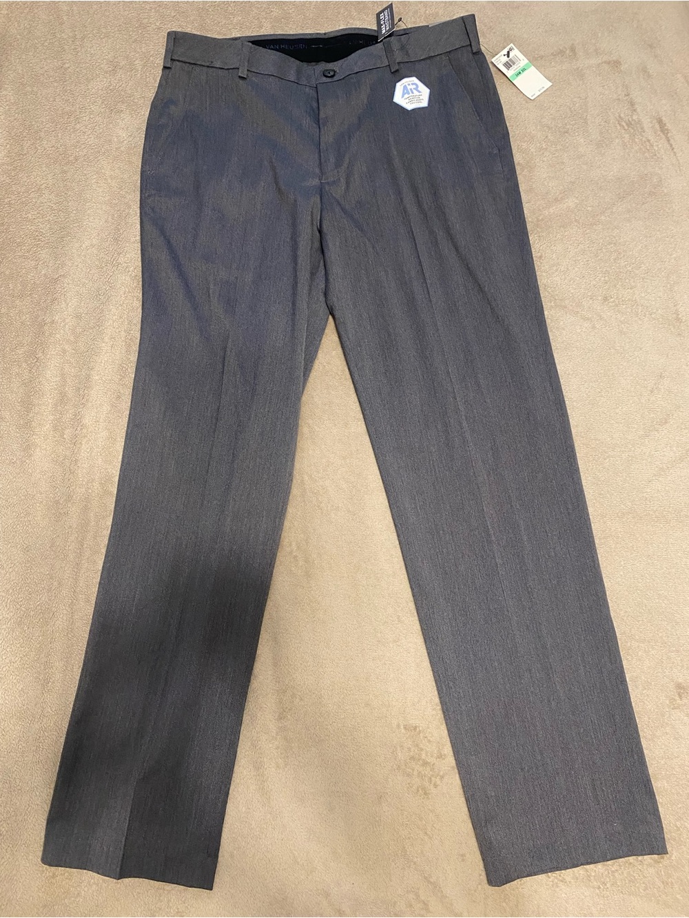 Van Heusen Men's Charcoal Dress Pants